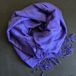 Pashmina and silk scarf